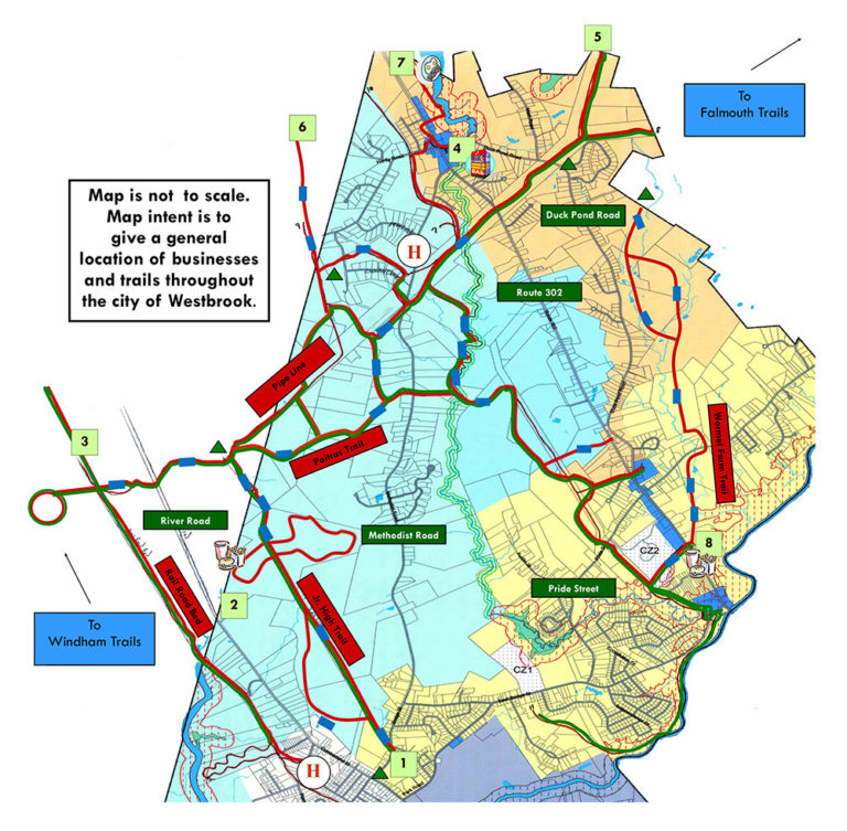 Westbrook Trail Blazes Trail Map & Conditions in Maine